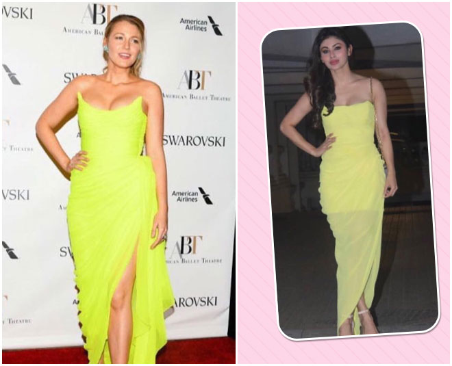 mouni roy duplicate fashion designer outfit