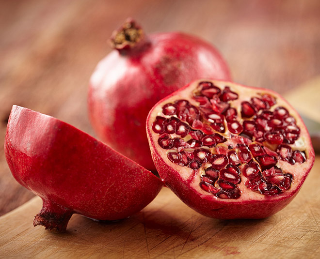 pomegranate for glowing skin inside
