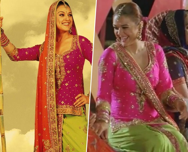 preity zinta punjabi look lungi suit