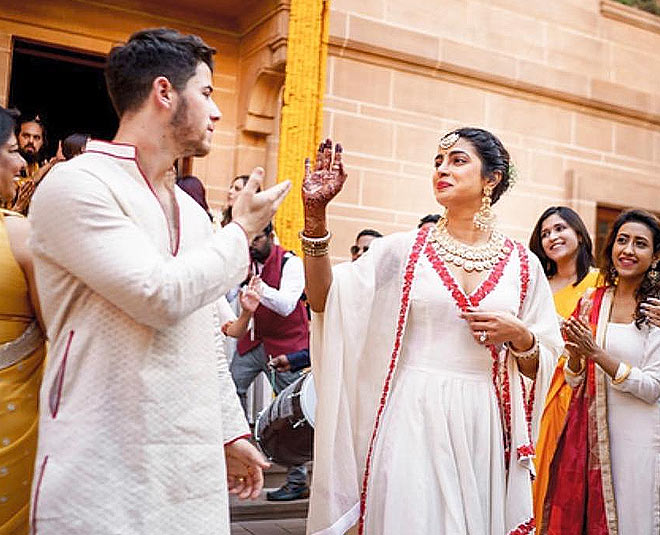 priyanka nick haldi ceremony inside pictures
