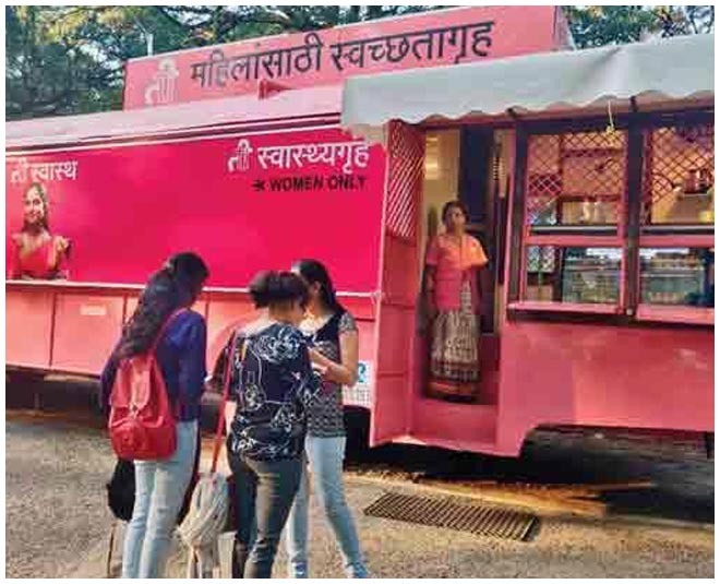 ulka sadalkar women inspiration changed old buses into modern toilets making womens life better inside