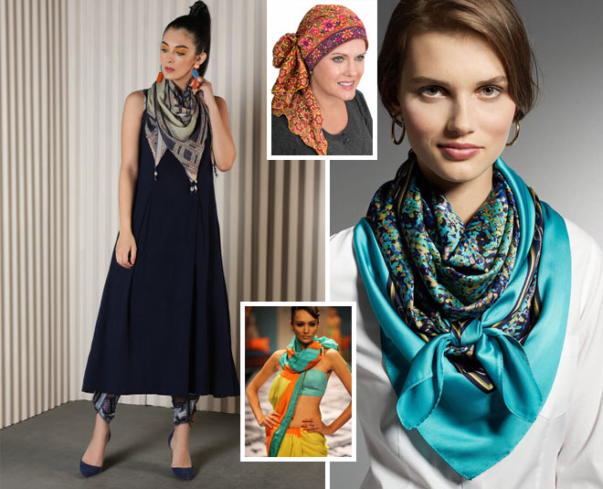 woman winter essential scarf