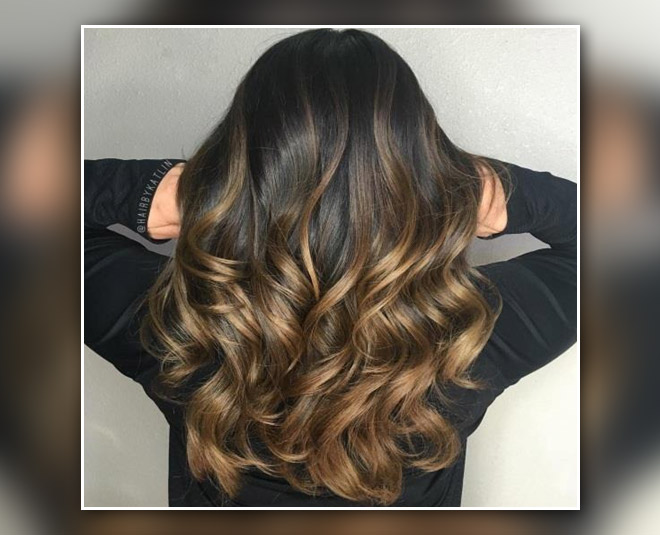 Ombre hairs for dark skin tone inside