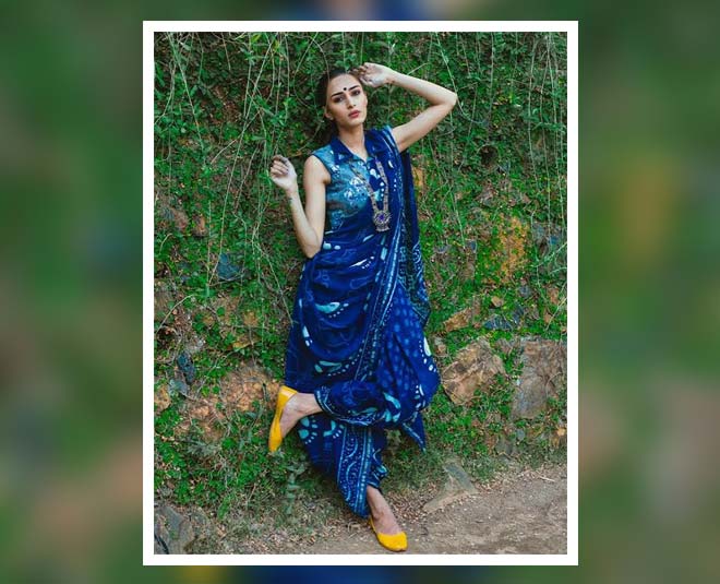 actress erica fernandes blouse designs