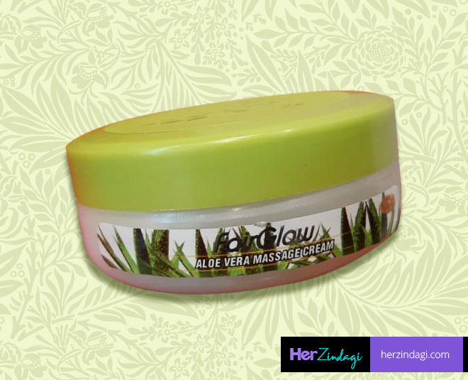 fairglow aloe vera massage cream review INSIDE