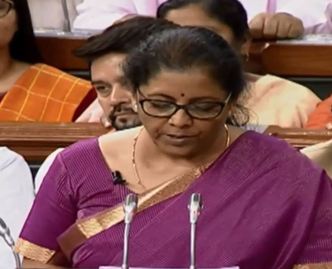 finance minister nirmala sitharaman maiden speech inside