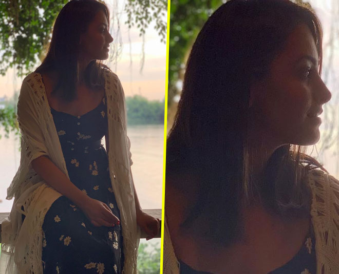 anita hassanandani floral dress