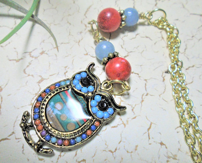 feng shui owl ornament