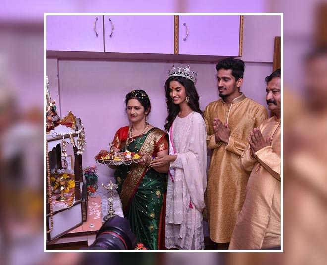 miss india grand shivani jadhav home coming celebrations