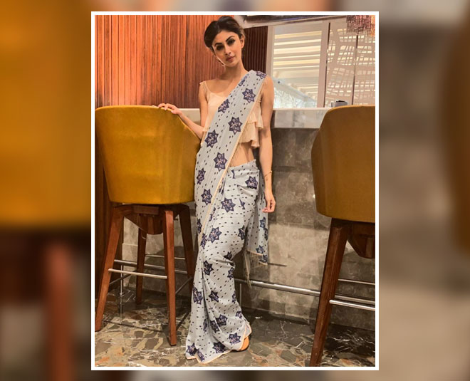 mouni saree
