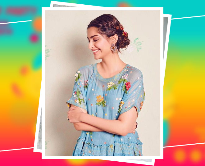 ways to style curly hair sonam kapoor