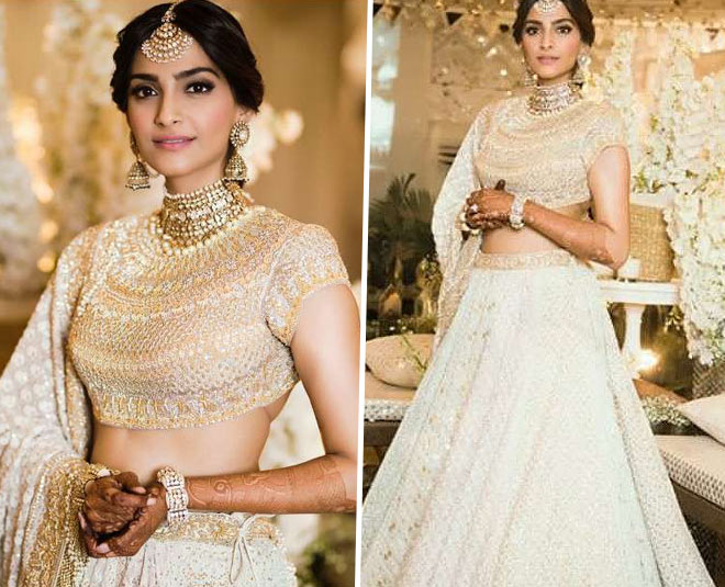 Amitabh bachchan grand daughter navya naveli nanda wore similer lehenga as sonam kapoor sangeet ceremony lehenga