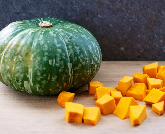 kaddu ka halwa inside