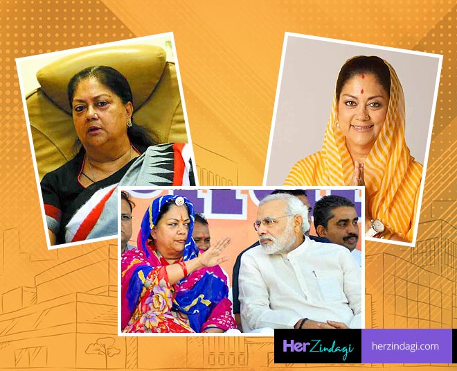 most stylish indian women politician vasundhra raje