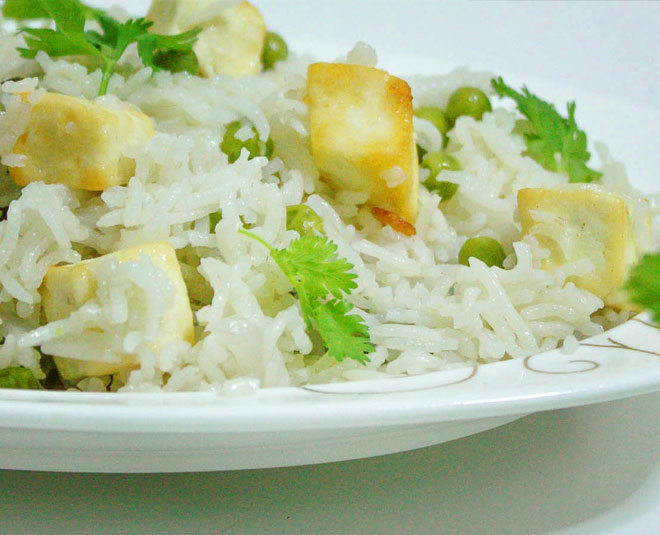 paneer pulao inside