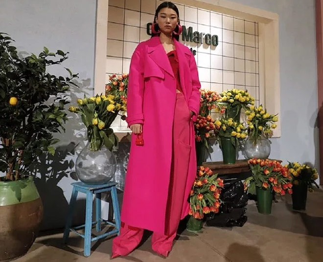 paris fashion week model carrying Le Mini Chiquito