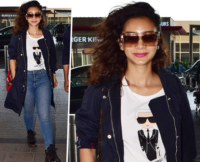 patrlekha airport look march