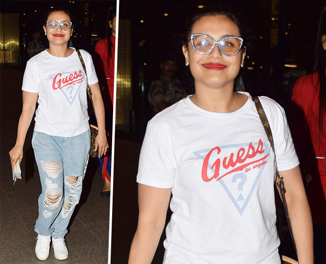 rani mukerji airport look march