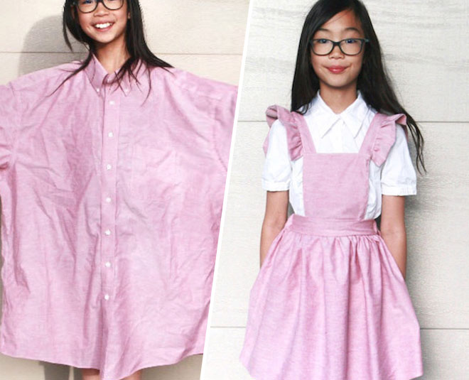 sarah shirt to frock inside