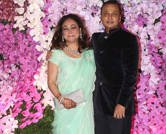 tina ambani with anil ambani inside