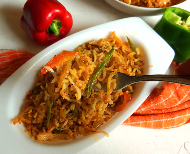 veg triple rice inside