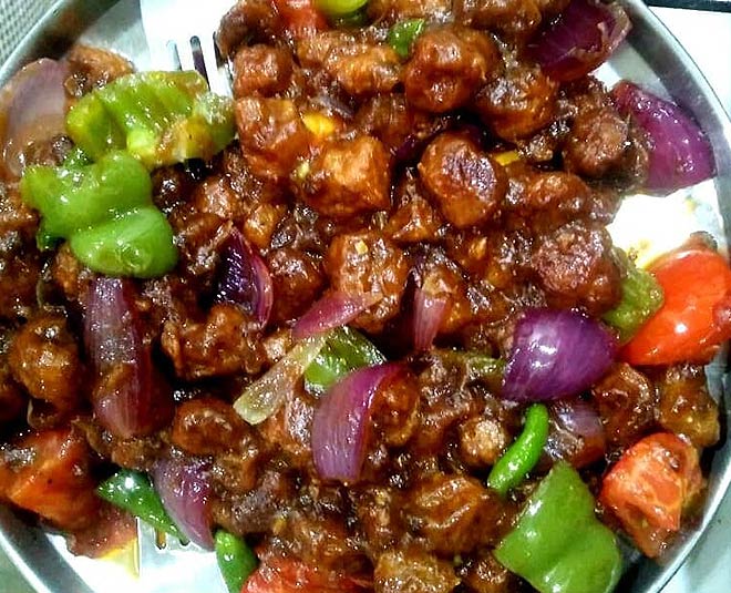 chilli soyabean recipe inside