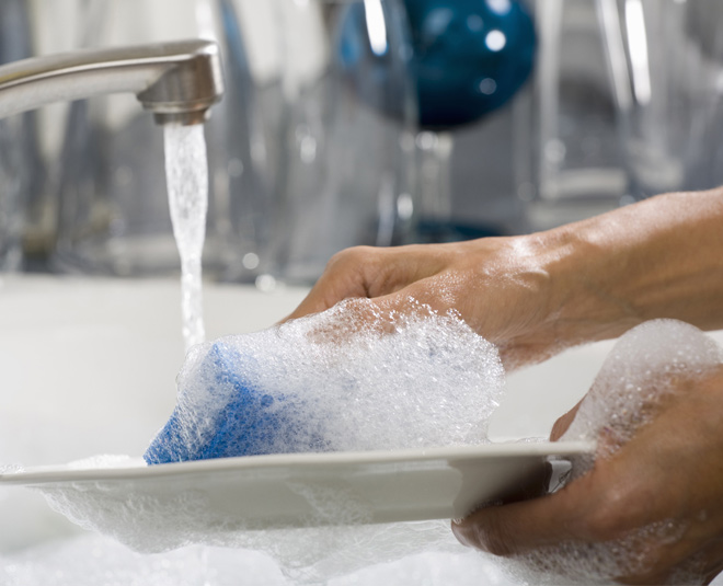 glow of glassware inside