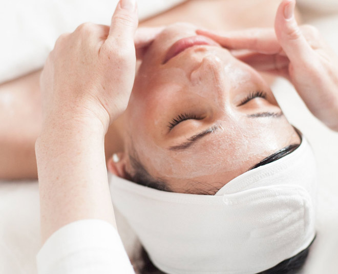 homemade coconut facial scrubbing