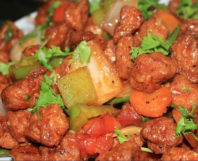 how to cook chilli soyabean recipe inside