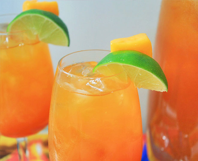 how to cook mango tea inside