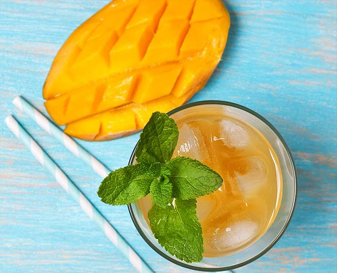 how to make mango tea inside
