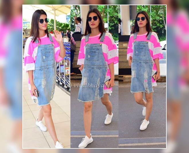 kriti sanon dungaree dress