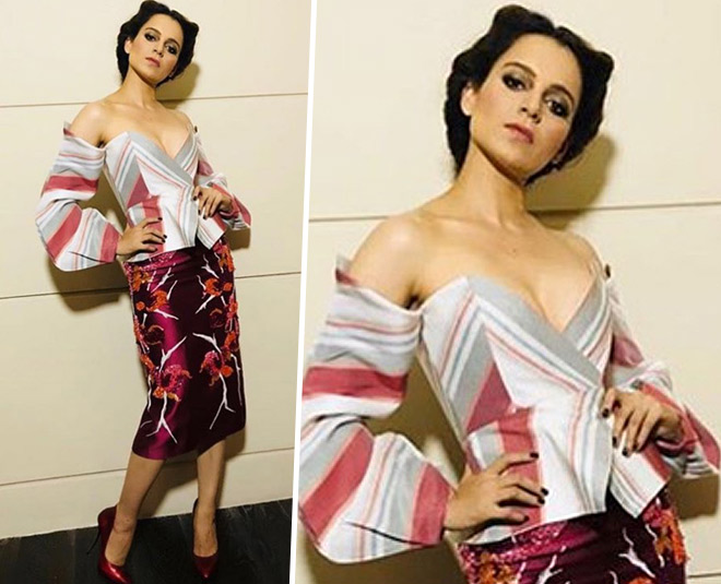 off the shoulder kangana