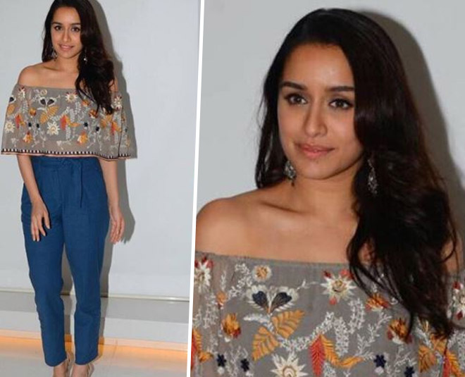 off the shoulder shraddha