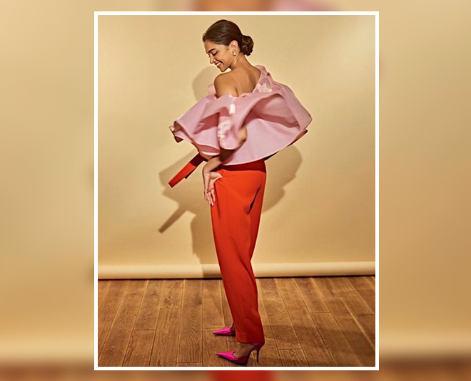 orange colour deepika