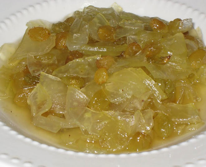 papaya chutney inside