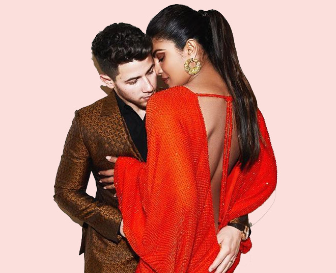 priyanka orange backless dress