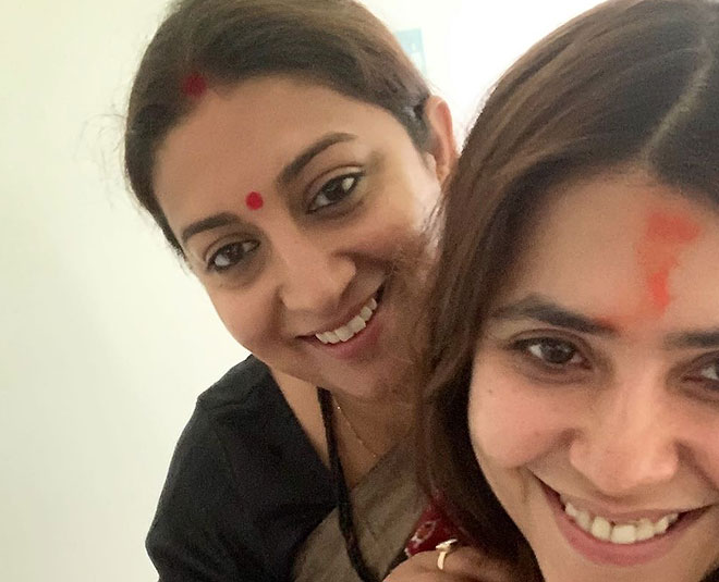 smriti irani powerful bjp leader with ekta kapoor