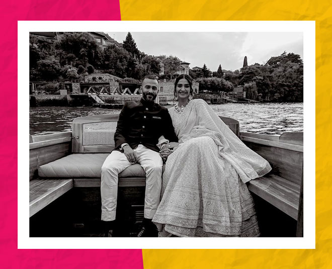 sonam kapoor first marriage anniversary celebration