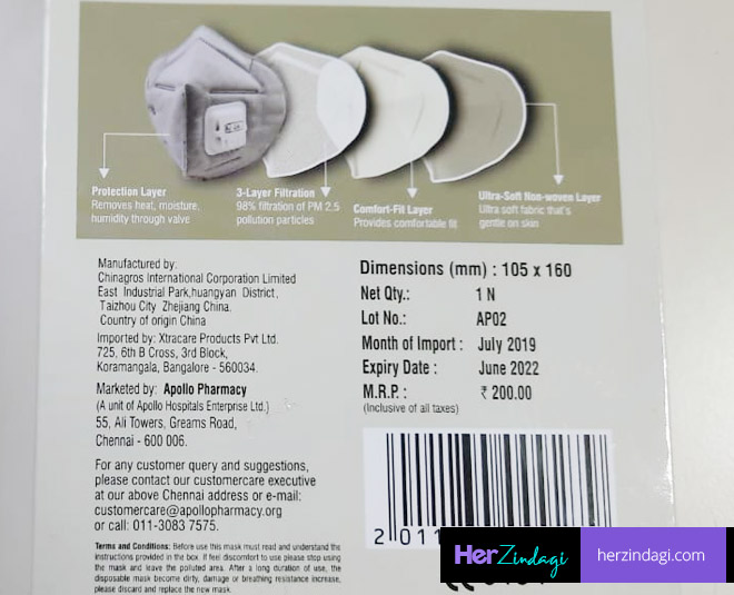 Apollo Anti Pollution Face Mask