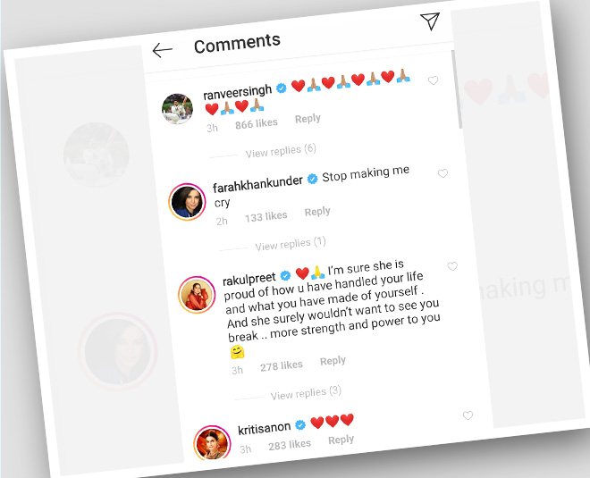 Arjun Kapoor letter for mother inside