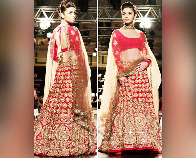 alia bhatt manish malhotra bridal lehenga