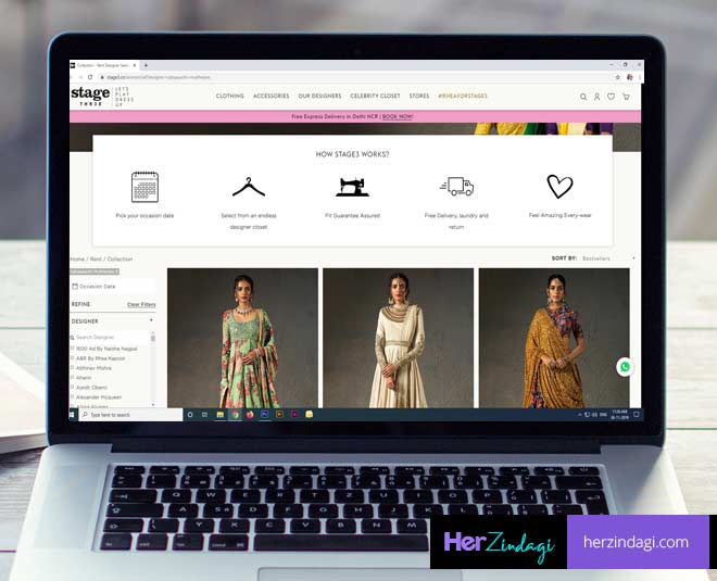 bridal lehenga on rent