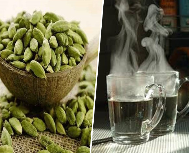 cardamom with warm water at night