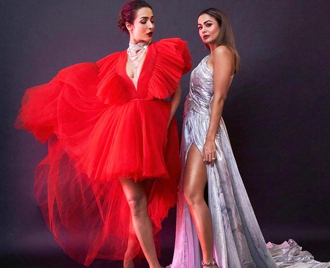 malaika arora latest red outfit look inside two
