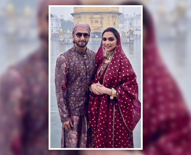 ranveer singh in sabyasachi mukherjee kurta with deepika padukone