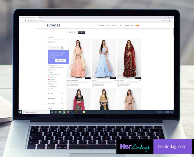 sabyasachi lehenga on rent