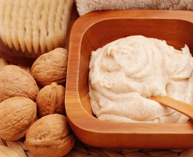 walnut and curd face packs for glowing skin