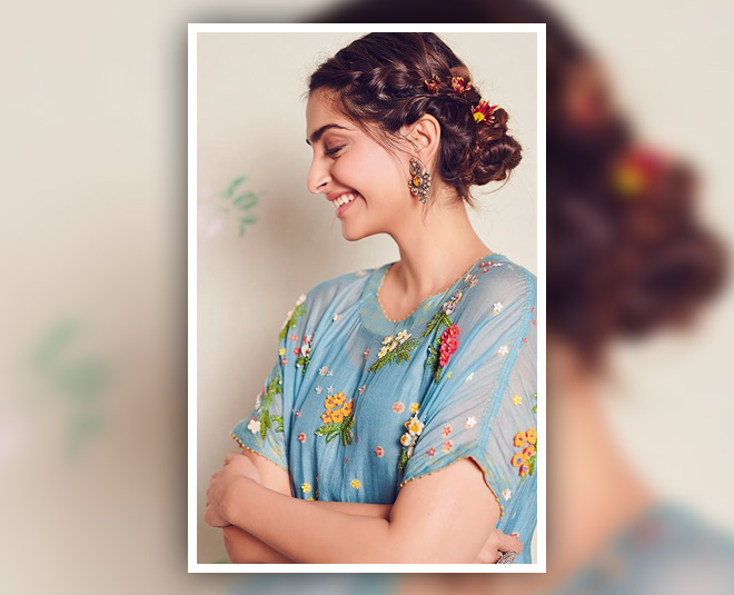 wedding bun hair accessories sonam