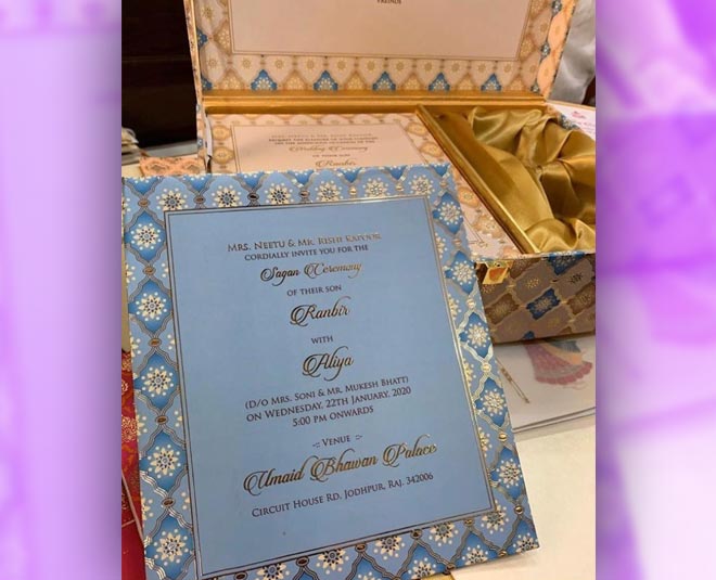 Alia bhatt ranbir kapoor wedding card leaked on social media